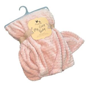 Adriondack Baby || NWT || Pink Waffle Knit Blanket